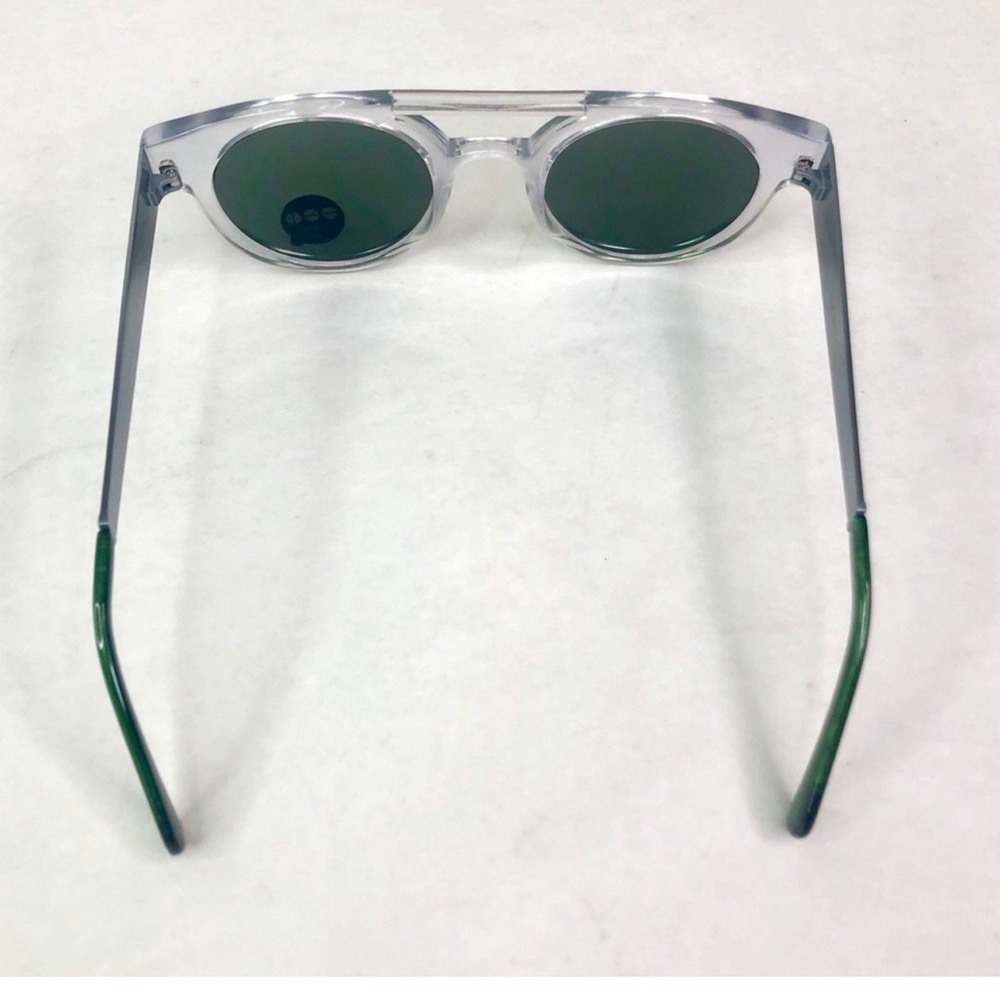 Komono sunglasses men's Dreyfuss clear silver NEW in case - Picture 7 of 7